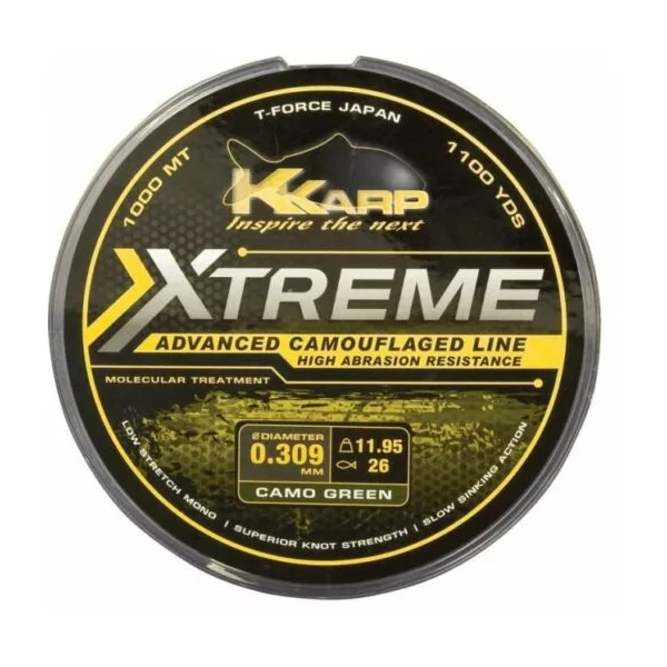 K-Karp Extreme Camo Weed 1000m 0,28mm Monofilni glavni najlon