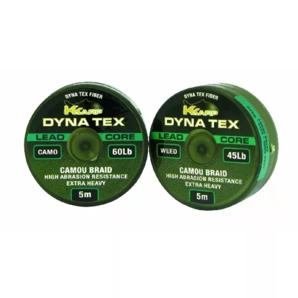 K-Karp Lead Core 5m 45lb Camo Pletena Predvezna struna