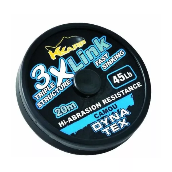K-Karp Dyna Tex 3X-Link 20m 25lb Camou Predvez