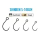 Trabucco Shinken Hooks S-55BLM BN #8 Udice Bez Bodlje za Grabežljivce 10kom