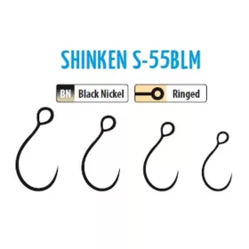   Trabucco Shinken Hooks S-55BLM BN #10 Udice Bez Bodlje za Grabežljivce 10kom