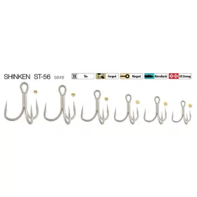 Trabucco Shinken ST-56 TN #1/0 Trostruka udica 3db