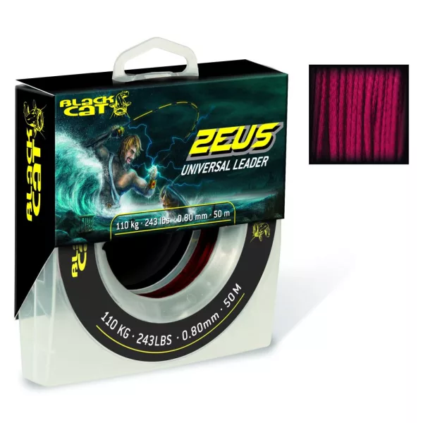 Black Cat Zeus Universal Leader 50M 110Kg Crvena O0,80Mm