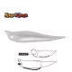 Tiemco Jerky Popper Eco 8,3cm 6gr 01 Pearl White Plasztik Csali 3db