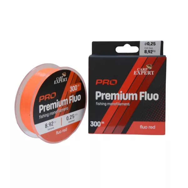 Carp Expert Pro Premium Fluo Piros 0,35mm Monofil Főzsinórt 300m