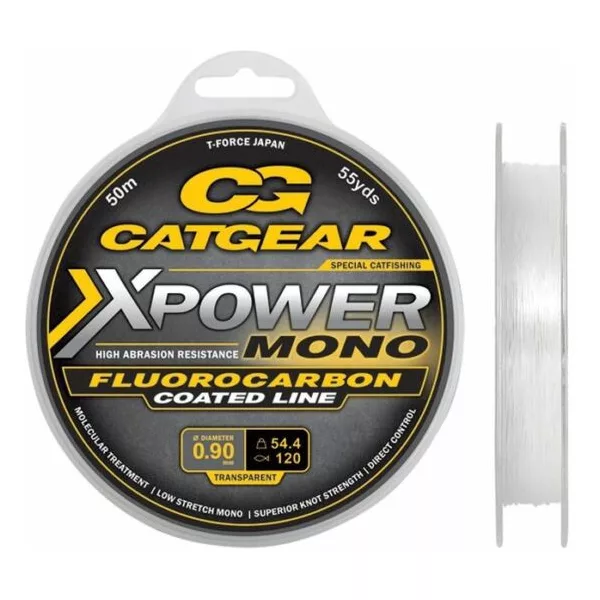 Catgear Xpower Mono Leader FC 50m 160lb Monofilna Predvezna struna