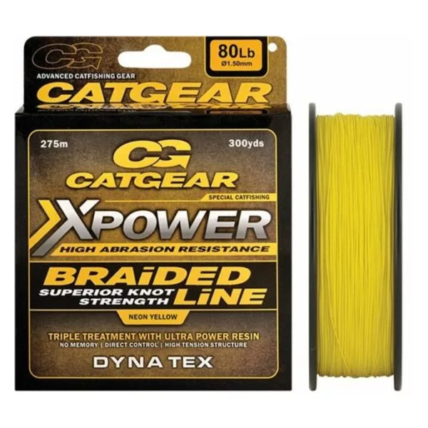 Catgear XPower Braided 275m 0,53mm Pletena glavna struna