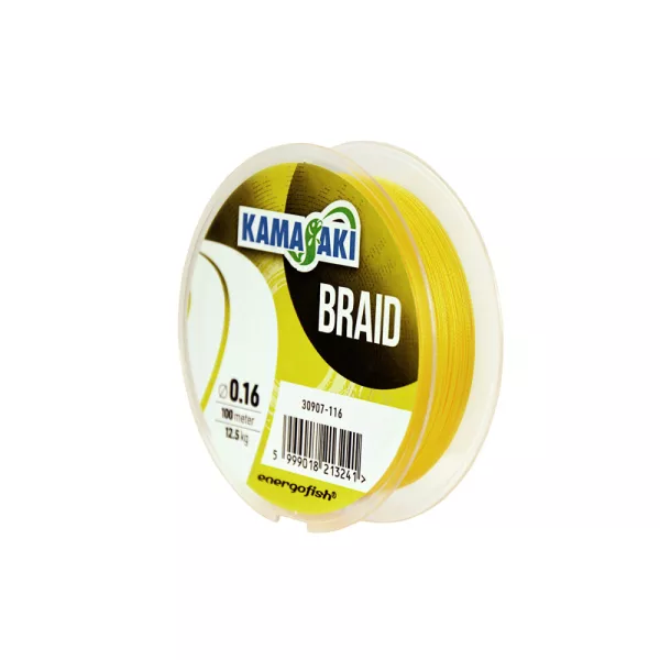 Kamasaki Braid Yellow Pletena struna 0,18mm 14,5 kg	100m