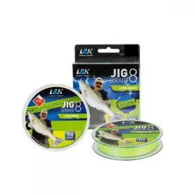 Uže L&K Jig Braid 0,18Mm 10.3 Kg 110M Limeta zelena