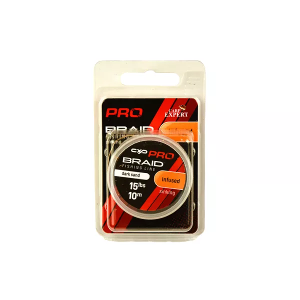 Carp Expert Pro Infused Dark Sand 15lbs Fonott Süllyedő Előkezsinór 10m