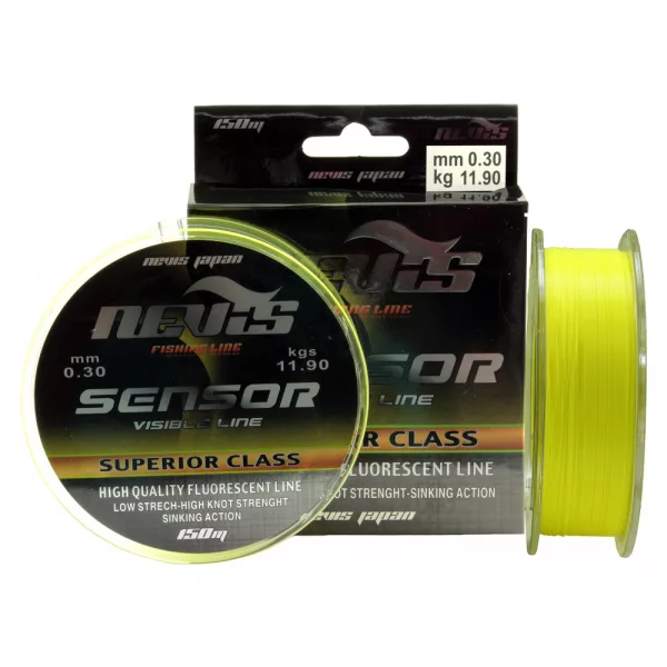 Nevis Sensor Fluo 300m 0.20mm Monofilna glavna struna-Fluo žuta