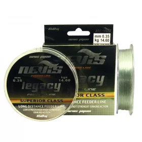   Nevis Legacy Feeder 300m 0.22mm Monofilni glavni najlon-Prozirno siva
