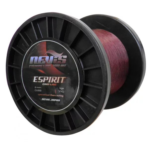 Nevis Espirit 3000m 0.20mm Monofilni glavni najlon-Bordo