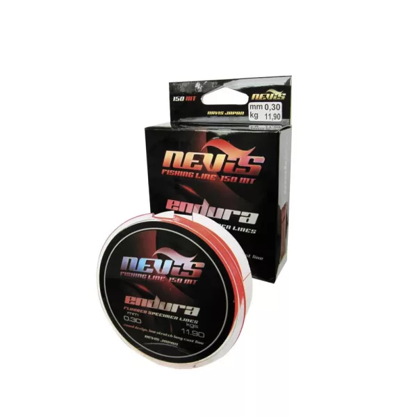 Nevis Endura 150m 0,20mm Fluo Crvena Monofilamentna Glavna Struna
