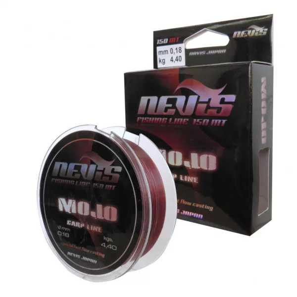 Nevis Mojo 300m 0.25mm Monofilni glavni najlon-Bordo