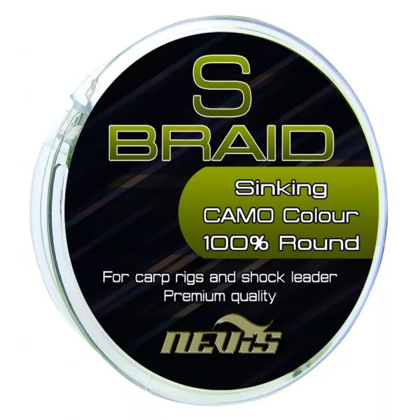 Nevis S Braid 15m 0.16mm Pletena predvezna struna-Zelena