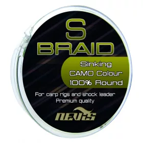 Nevis S Braid 15m 0.18mm Pletena predvezna struna-Zelena
