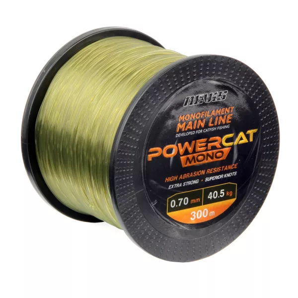 Nevis Powercat Mono 300m 0.60mm Monofilni glavni najlon-Tamnozeleno