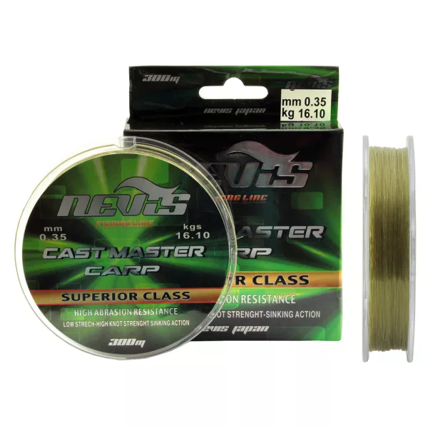 Nevis Cast Master 300m 0.28mm Monofil glavna struna-Zelena