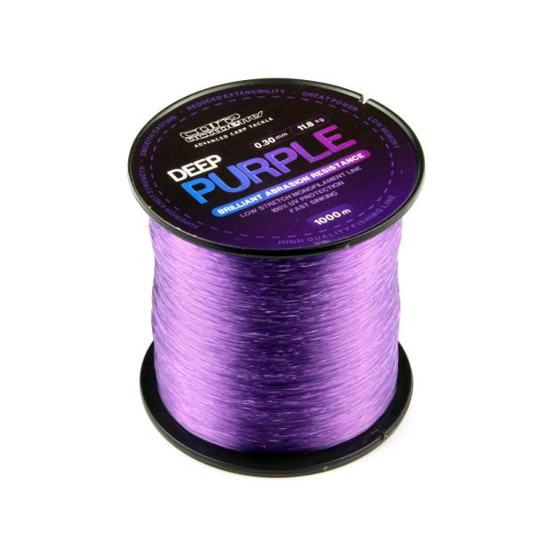 Carp Academy Deep Purple 1000m 0.35mm Monofil glavna struna-Ljubičasta