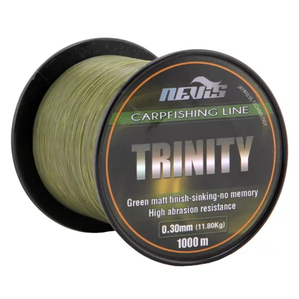 Nevis Trinity 1000m 0.30mm Monofilni glavni najlon-Zelena