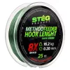 Stég Stég Method Feeder predvez 0.12mm 25m Pleteni predvez-Tamnozelena