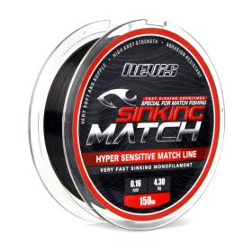   Nevis Nevis Sinking Match 150m 0.20mm Monofilni glavni najlon-Crno