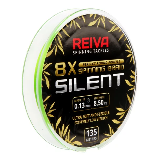 Reiva Silent 0,06mm 135m Fluo Zelena pletena glavna struna