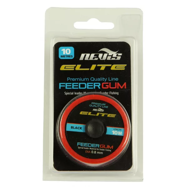 NEVIS Elit Black Feeder guma 0.60mm 10m 4,5kg Snažna guma