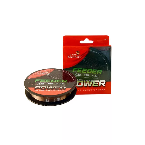 Carp Expert Power Feeder Smeđa 150m 0.30mm Monofil Glavni Najlon