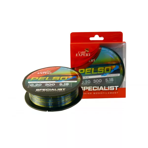 Carp Expert Specialist Pelso Višebojna 300m 0.20mm Monofil Glavna linija