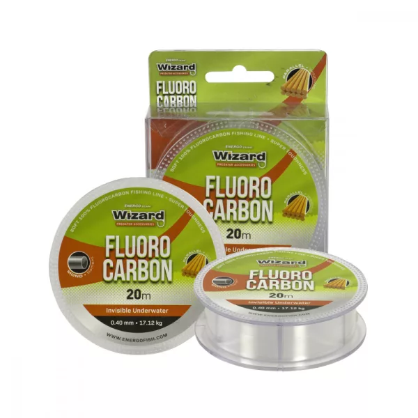 Wizard Fluorocarbon 0,4 20M 17,12 Transparentno