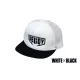 Decoy DA-17 Flat Mesh Cap White Black Baseball Sapka 1db