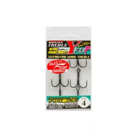   Decoy Y-F33F Extra Fine Wire #2/0 Füles Szakállas Háromágú Horog 6db