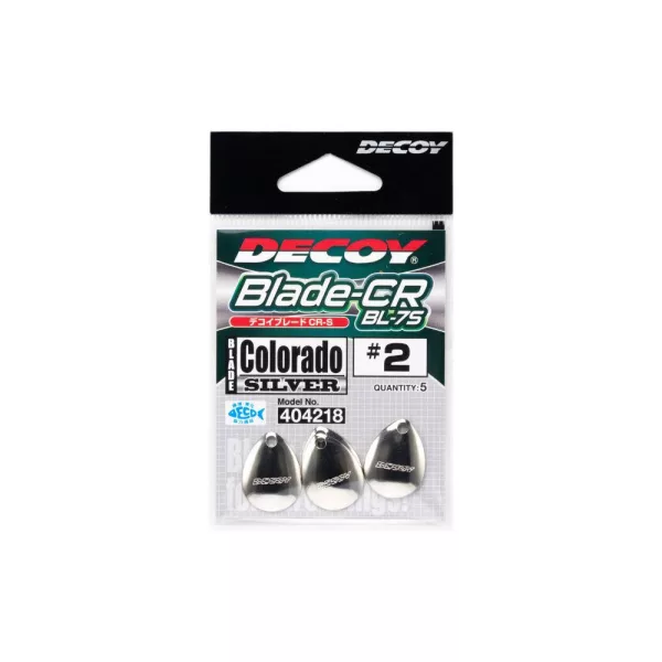 Decoy BL-7S Cr Colorado Silver 3 Spinner Blade 4db
