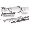 Decoy Worm 30M Makisagu Magnum 10/0 Offset Horog 2db