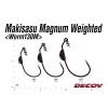 Decoy Worm 130M Makisagu Magnum #6/0 5gr Súlyozott Offset Horog 3db
