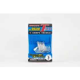   Decoy T-S21 Belly Hook #3 Füles Szakállas Háromágú Horog 6db