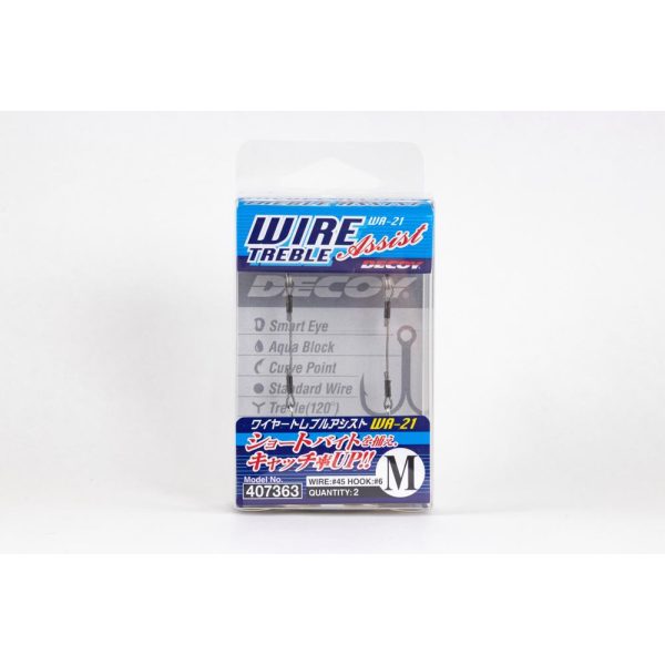 Decoy WA-21 M #8Ragadozó Előke Hármas Horoggal 2db