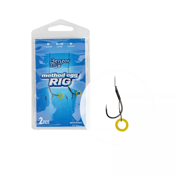 Benzar Mix BENZÁR BRAIDED METHOD EGG RIG 10 Vezana udica