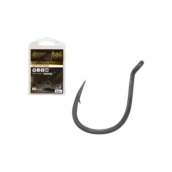 Benzár Mix Concourse Pro Carp 16 Füles, Szakállas Pontyozó Horog 8db