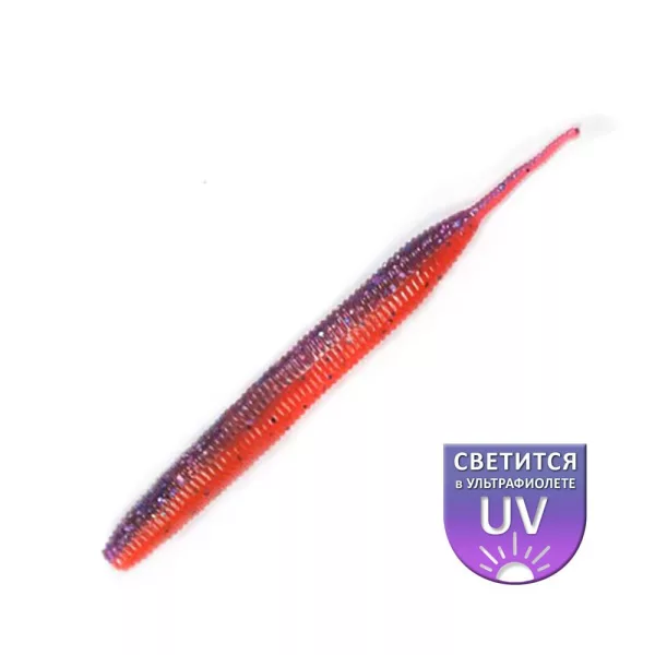 DS Seksi Crv 7,62cm Vatreno-ljubičasta 10kom/pakiranje plastična varalica