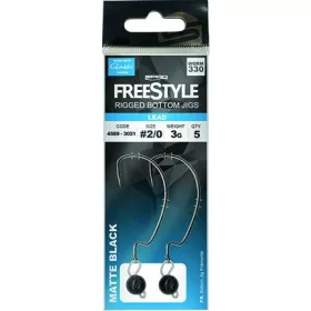 Spro FreeStyle Rigged Bottom Jigs Glow 3g #1 donji jig