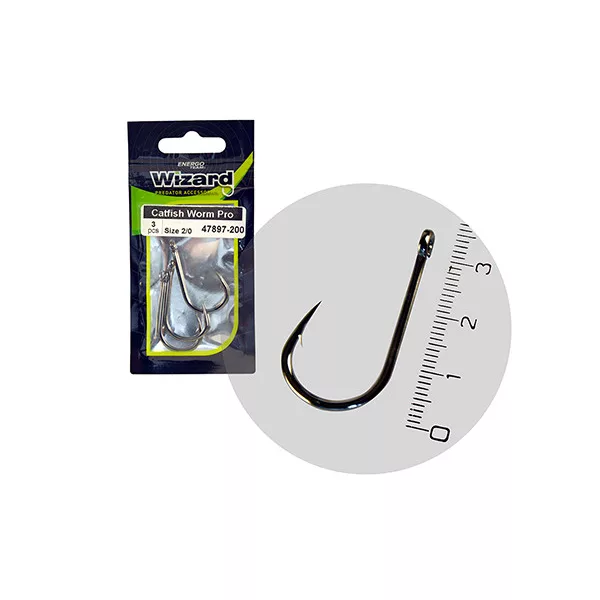 Wizard Catfish Worm Pro S okom S bradom 3/0 Udica za soma