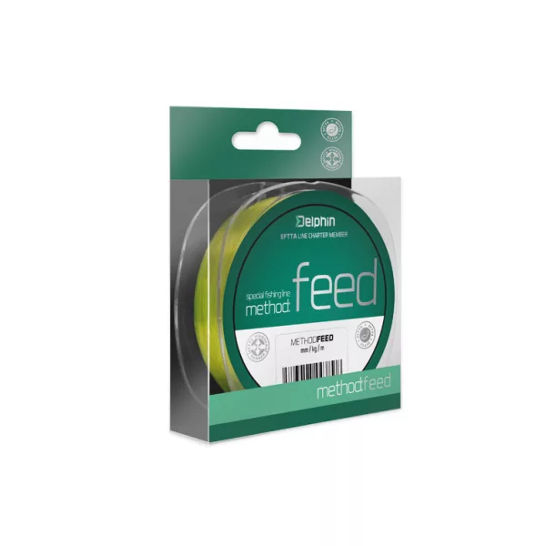 Delphin METHOD FEED 300m/žuta 0,14mm 4lbs