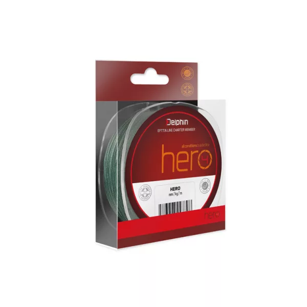 Delphin HERO zelena 117m 0,20mm 29lbs