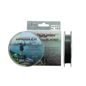 Nevis Waggler 150m 0.12mm Monofilni glavni najlon-Siva
