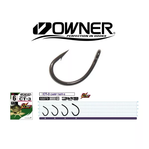Owner Carp CT-3 53273 2 Udica za boile s brkom i okcem 6kom