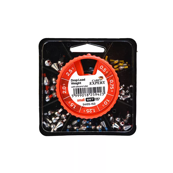 Carp Expert Small 0,5-2,5gr Set olova s umetkom u obliku suze 115gr