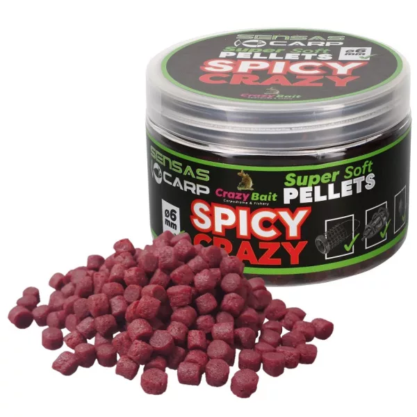 Sensas Super Mekana Spicy Crazy 4mm Pellet za udicu 60gr